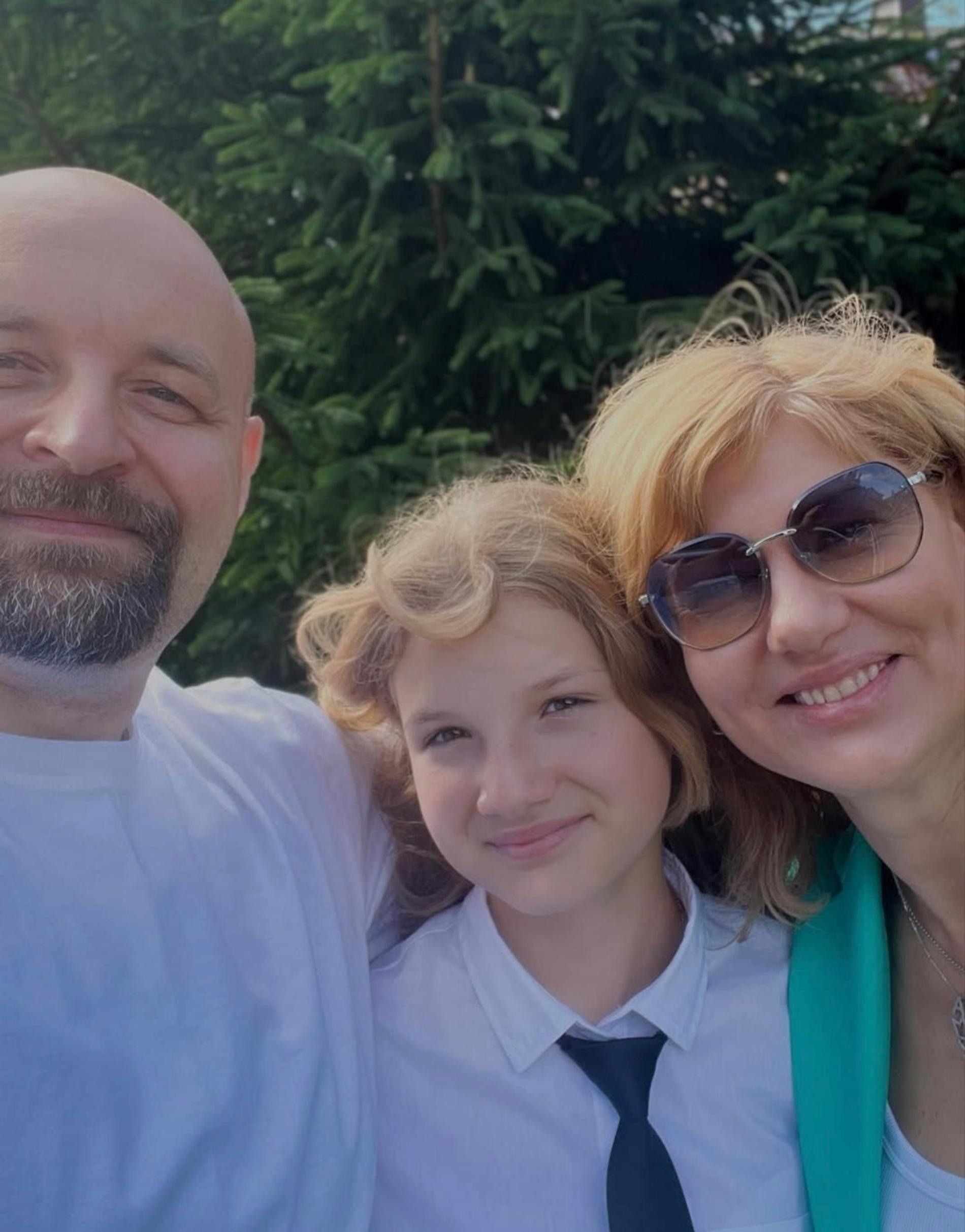 Елена Бирюкова и Илья Хорошилов с дочерью. Фото: Instagram (Запрещён в РФ) @birukovagram